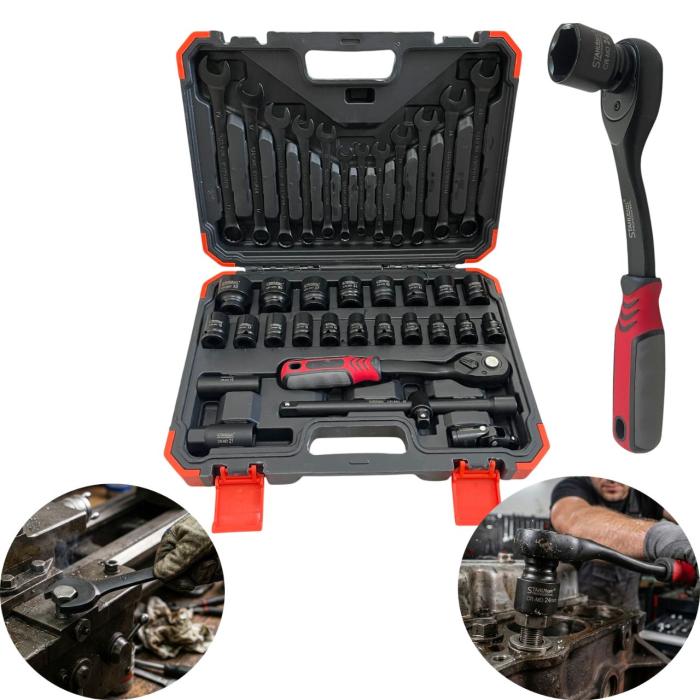 Ударно гедоре STAHLMAYER 37-части 1/2"