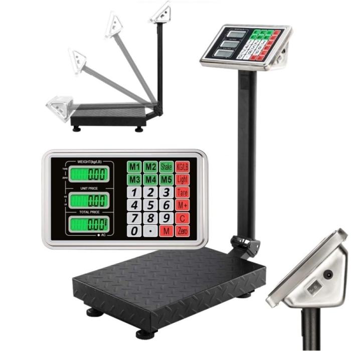 Сгъваем платформен Безжичен Кантар StahlMayer до 600кг