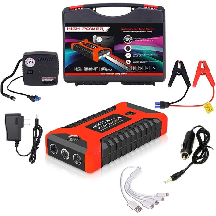 СТАРТЕРНО УСТРОСТВО С КОМПРЕСОР JUMP STARTER