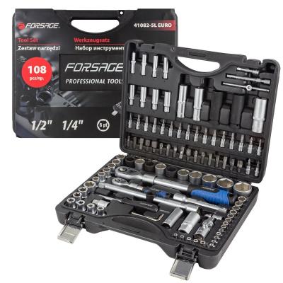 Гедоре с разтегателни тресчотки FORSAGE 108-части