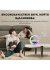Smart LED 3в1 bluetooth тонколона, часовник и безжично зарядно