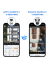 Тройна Външна WiFi Камера P15 с три ектрана 3MP+3MP+6MP, ICSee, Бяла