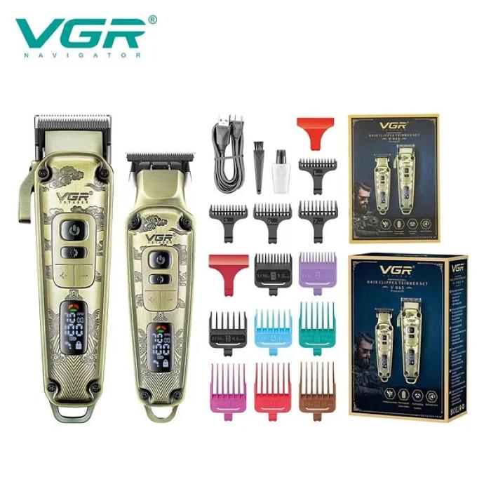 Комплект за подстригване 2в1 VGR V-643 с 16 приставки