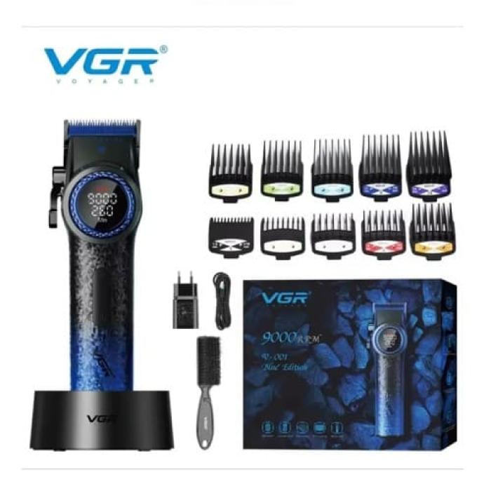 Професионална машинка за подстригване VGR PRO V-001 Blue Edition Професионална машинка за подстригване VGR PRO V-001 Blue Edition