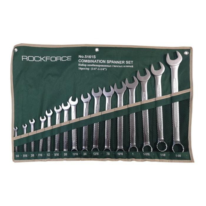 Звездогаечни ключове ROCKFORCE 1/4'' - 1-1/4''mm 16 бр.