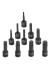 Ударни битове Torx FORSAGE 1/2" 10-части