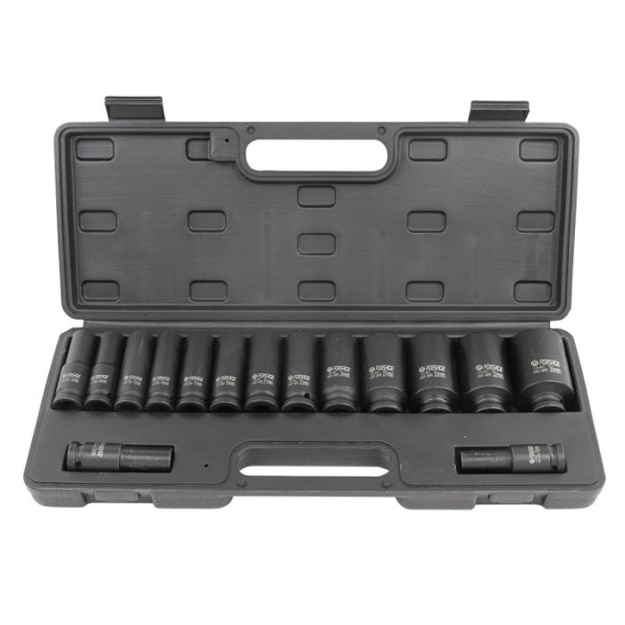 Ударни Вложки Forsage 1/2" 10-32 мм 15-части Ударни Вложки Forsage 1/2" 10-32 мм 15-части