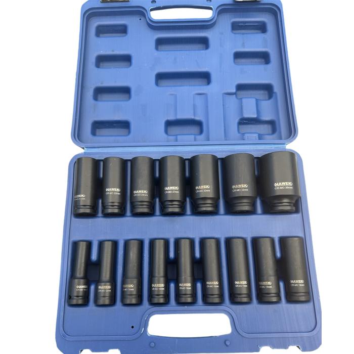 Ударни Вложки Hawek 1/2" 16-части