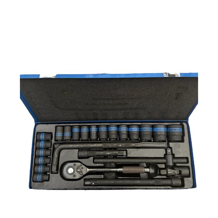 Гедоре с ударни Вложки Hawek 1/2" 24-части